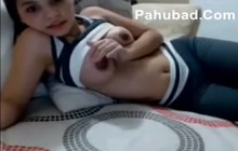 Filipina big tit babe solo on webcam
